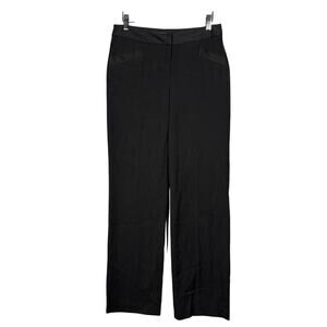 Atelier Dress Pants Slacks Black Formal Loose - 2